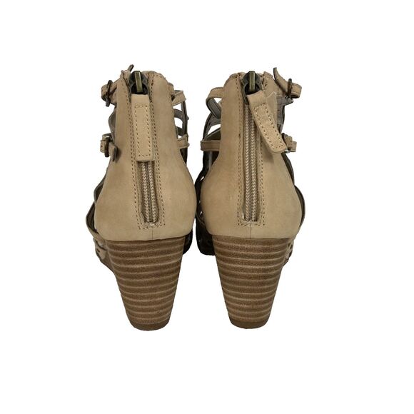 Hinge - Women's Sz 10(M) Beige/Blush Nubuck - Leather - HGNOLAN-LEA - New w/Box! - Picture 4 of 12